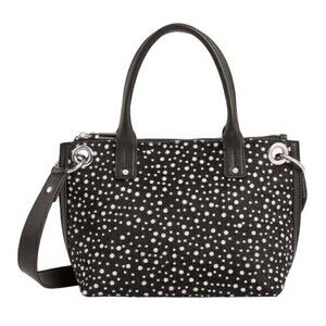 Talbots Leather Calf Hair Shoulder Bag